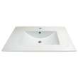 Samuel Müeller Jacob 31-in Vitreous China Vanity Top with Integrated Sink