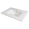 Samuel Müeller Jacob 37-in Vitreous China Vanity Top with Integrated Sink