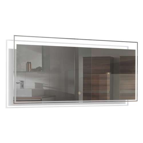 Samuel Müeller SMLMT5524 Toldeo 55-in x 24-in LED-Backlit Contemporary Mirror With Touch Sensor