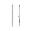 Samuel Mueller Lydia 25-in X 70-in Pivot Shower Door with 1/4-in Clear Glass and Contour Handle, Polished Chrome