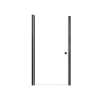 Samuel Mueller Lydia 35-in X 70-in Pivot Shower Door with 1/4-in Clear Glass and Contour Handle, Matte Black
