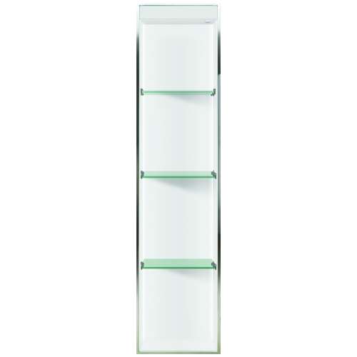 Samuel Müeller Luxura 14-in Recessed Solid Surface Shower Storage Pod - In Multiple Colors - SMLSTVL5814-SS-M2