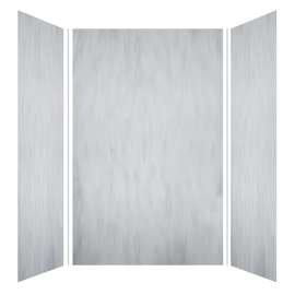 Samuel Müeller SMLWK604896-190 Luxura 60-in x 48-in x 96-in Glue to Wall 3-Piece Shower Wall Kit, Bellagio