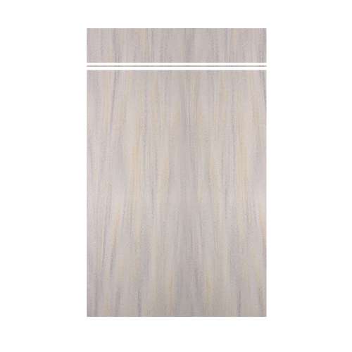 Samuel Mueller Luxura 60-in x 84+12-in Glue to Wall Transition Wall Panel, Creme Brulee