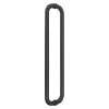 Samuel Müeller SMMH-BND-D-C-MB Contour 20-in Barn/Pivot Shower Door Double Sided Handles, Matte Black