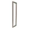 Samuel Müeller SMMH-BND-D-R-BS Royston 20-in Barn/Pivot Shower Door Double Sided Handles, Brushed Stainless