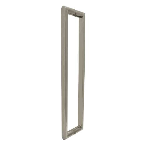 Samuel Müeller SMMH-BND-D-R-BS Royston 20-in Barn/Pivot Shower Door Double Sided Handles, Brushed Stainless