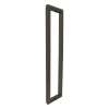 Samuel Müeller SMMH-BND-D-R-MB Royston 20-in Barn/Pivot Shower Door Double Sided Handles, Matte Black