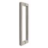 Samuel Müeller SMMH-BND-D-S-BS Sampson 20-in Barn/Pivot Shower Door Double Sided Handles, Brushed Stainless