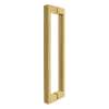 Samuel Müeller SMMH-BND-D-S-CB Sampson 20-in Barn/Pivot Shower Door Double Sided Handles, Champagne Bronze