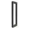 Samuel Müeller SMMH-BND-D-S-MB Sampson 20-in Barn/Pivot Shower Door Double Sided Handles, Matte Black