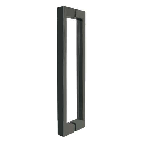 Samuel Müeller SMMH-BND-D-S-MB Sampson 20-in Barn/Pivot Shower Door Double Sided Handles, Matte Black