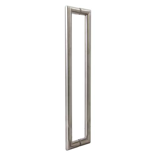 Samuel Müeller SMMH-BND-D-T-BS Tyler 20-in Barn/Pivot Shower Door Double Sided Handles, Brushed Stainless