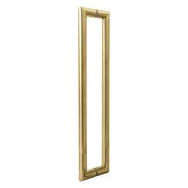 SMMH-BND-D-T-CB Tyler 20-in Barn/Pivot Shower Door Double Sided Handles, Champagne Bronze
