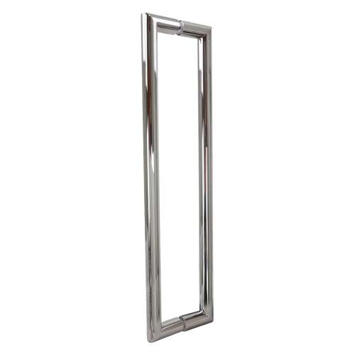 Samuel Müeller SMMH-BND-D-T-PC Tyler 20-in Barn/Pivot Shower Door Double Sided Handles, Polished Chrome