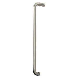 SMMH-BND-K-C-BS Contour 20-in Barn/Pivot Shower Door Handle And Knob, Brushed Stainless