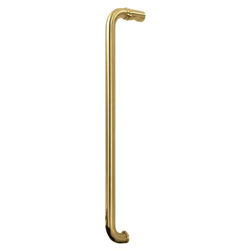 Samuel Müeller SMMH-BND-K-C-CB Contour 20-in Barn/Pivot Shower Door Handle And Knob, Champagne Bronze