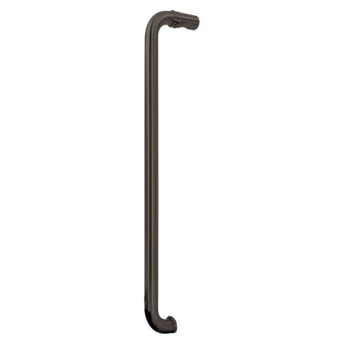 Samuel Müeller SMMH-BND-K-C-MB Contour 20-in Barn/Pivot Shower Door Handle And Knob, Matte Black