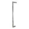 Samuel Müeller SMMH-BND-K-R-PC Royston 20-in Barn/Pivot Shower Door Handle And Knob, Polished Chrome