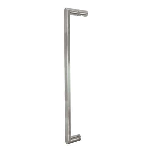 Samuel Müeller SMMH-BND-K-R-PC Royston 20-in Barn/Pivot Shower Door Handle And Knob, Polished Chrome