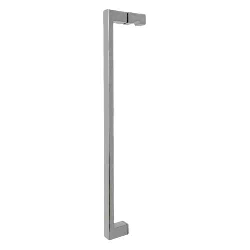 Samuel Müeller SMMH-BND-K-S-PC Sampson 20-in Barn/Pivot Shower Door Handle And Knob, Polished Chrome