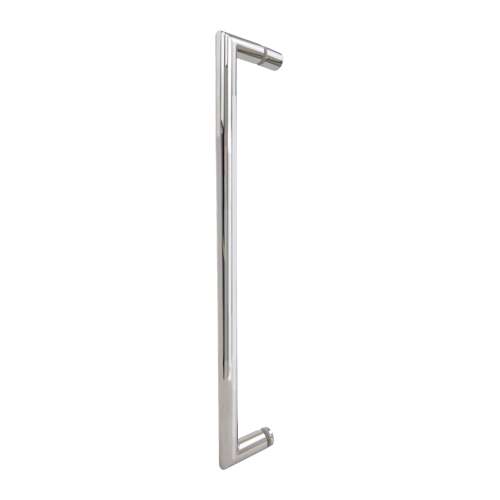 Samuel Müeller SMMH-BND-K-T-PC Tyler 20-in Barn/Pivot Shower Door Handle And Knob, Polished Chrome