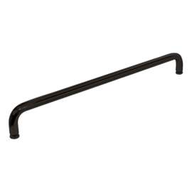 SMMH-BPD-C-MB Contour 20-in By-Pass Shower Door Handles (Pair), Matte Black