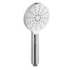 Samuel Müeller SMMHSS3FR-PC Sadie 5-in Three Function Round Hand Shower, Polished Chrome