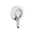 Samuel Müeller SMMPMS3F-PC PAX 7-in Three Function Round Magnetic Docking Hand Shower, Polished Chrome