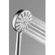 Samuel Müeller SMMPMS8F-MB PAX 5-in Eight Function Round Magnetic Docking Hand Shower, Matte Black