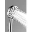 Samuel Müeller SMMPMS8F-MB PAX 5-in Eight Function Round Magnetic Docking Hand Shower, Matte Black