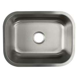 SMMUSB23189 Meridiana 23-in x 18-in x 9-in 16 Gauge Single Bowl Undermount Stainless Steel Kitchen Sink