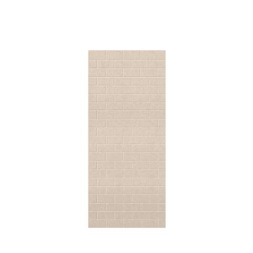 Monterey 36-in x 84-in Glue to Wall Tub Wall Panel, Butternut/Tile