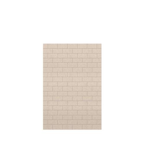 Monterey 48-in x 72-in Glue to Wall Tub Wall Panel, Butternut/Tile