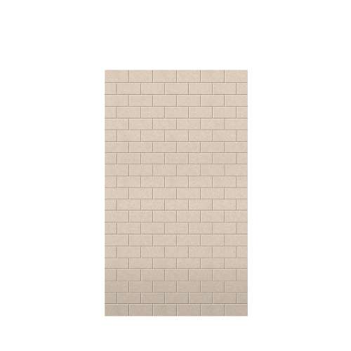 Monterey 48-in x 84-in Glue to Wall Tub Wall Panel, Butternut/Tile