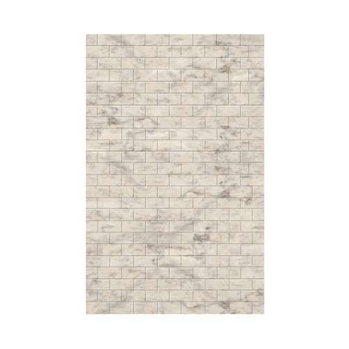 Samuel Mueller Monterey 60-in x 96-in Glue to Wall Wall Panel, Creme/Tile