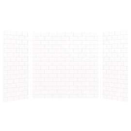 Monterey 36-In X 60-In X 60-In Glue to Wall 3-Piece Tub Wall Kit - In Multiple Colors - SMMWK603660-M