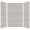 SMMW4K606096-27 Monterey 60-in x 60-in x 96-in Glue To Wall 3-Piece 4mm Shower Wall Kit, Grey Stone