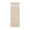 Monterey 36-in x 84+12-in Glue to Wall Transition Wall Panel, Butternut/Tile