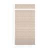 Monterey 48-in x 84+12-in Glue to Wall Transition Wall Panel, Butternut/Tile