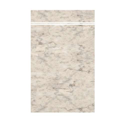 Monterey 60-in x 84+12-in Glue to Wall Transition Wall Panel, Creme/Velvet