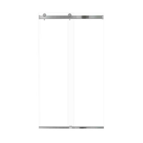 Samuel Müeller SMBRP488008C-PC Brevity 48-in x 80-in By-Pass Shower Door With 5/16-in Clear Glass And Without Handles, Polished Chrome