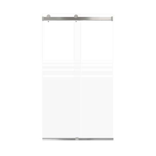 Samuel Müeller SMBRP488008F-M Brevity 48-in x 80-in By-Pass Shower Door With 5/16-in Pattern Frost Glass And Without Handles, Master