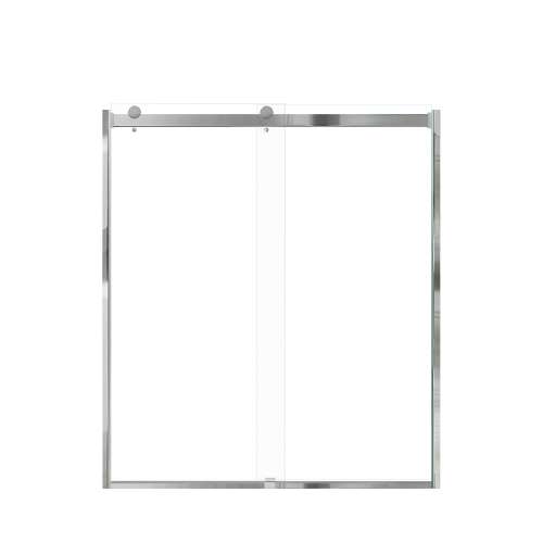 Samuel Müeller SMBRP607008C-PC Brevity 60-in x 70-in By-Pass Shower Door With 5/16-in Clear Glass And Without Handles, Polished Chrome