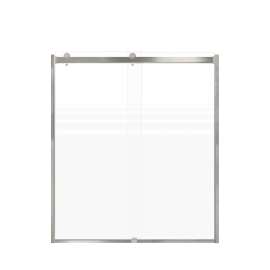 SMBRP607008F-M Brevity 60-in x 70-in By-Pass Shower Door With 5/16-in Pattern Frost Glass And Without Handles, Master