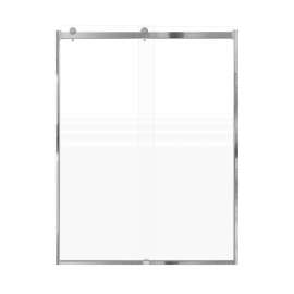 Samuel Müeller SMBRP608008F-M Brevity 60-in x 80-in By-Pass Shower Door With 5/16-in Pattern Frost Glass And Without Handles, Master