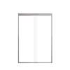 Samuel Müeller SMFBPT487008C-BS Franklin 47-in x 70-in By-Pass Shower Door With 5/16-in Clear Glass And Without Handles, Brushed Stainless