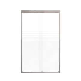 SMFBPT487608F-M Franklin 47-in x 76-in By-Pass Shower Door With 5/16-in Frost Glass And Without Handles, Master