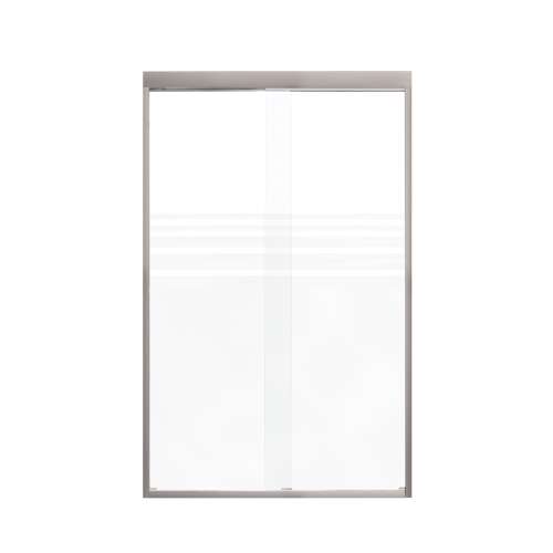 Samuel Müeller SMFBPT487608F-M Franklin 47-in x 76-in By-Pass Shower Door With 5/16-in Frost Glass And Without Handles, Master