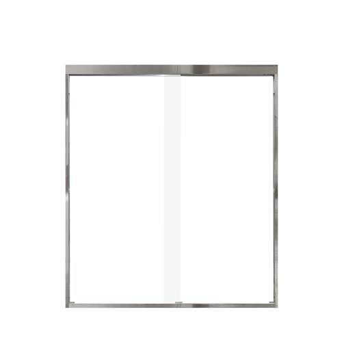 Samuel Müeller SMFBPT607008C-PC Franklin 59-in x 70-in By-Pass Shower Door With 5/16-in Clear Glass And Without Handles, Polished Chrome